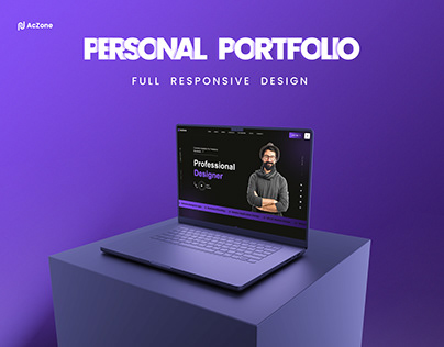 Project thumbnail - Personal Portfolio Website HTML CSS & JavaScript