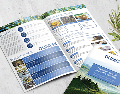Bi-fold Brochure Olive Oil Exchange Platform