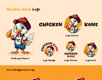 Chicken Kane Logo and Mascot