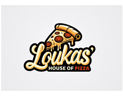 Loukas' House of Pizza | Logo Design
