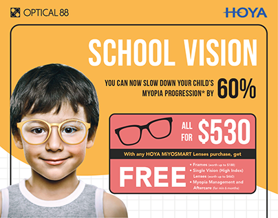 School Vision | Optical 88 x Hoya
