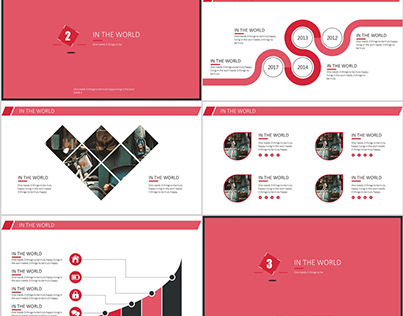 23+ red business report PowerPoint templates