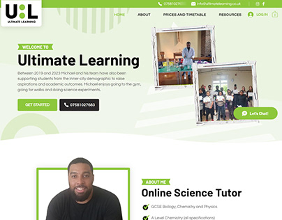 Learning Website By Wix