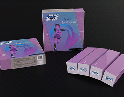 Sofy Tampon Packaging design