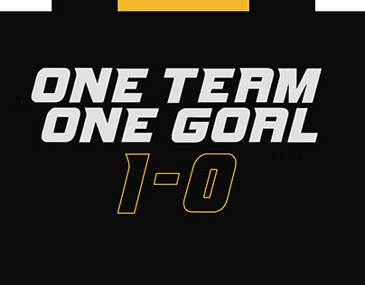 One Team One Goal 1-0