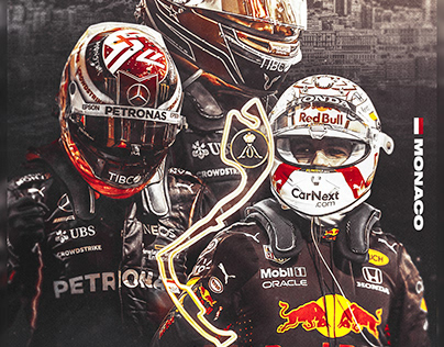 Monaco F1 Race Week Poster Design
