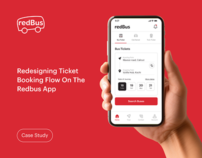 Redbus App redesign