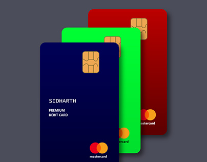 Minimal Debit Card Design | Graphic Design
