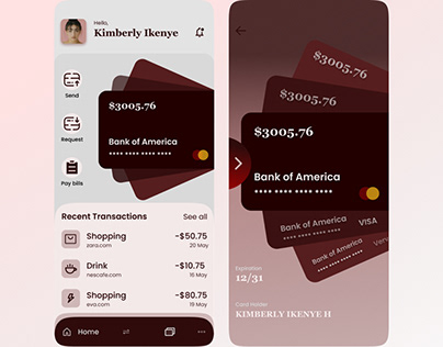 Virtual Card Holder App