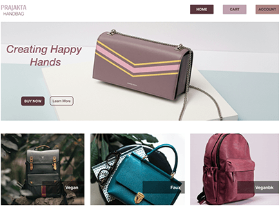 Project thumbnail - Ecommerce Handbags website