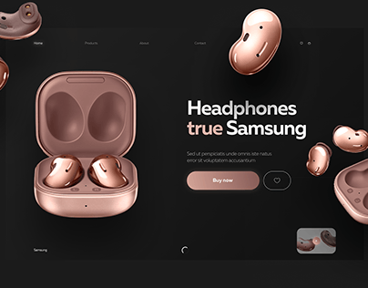 First screen Headphones true Samsung