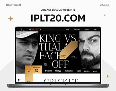 Cricket League Website Design | Responsive