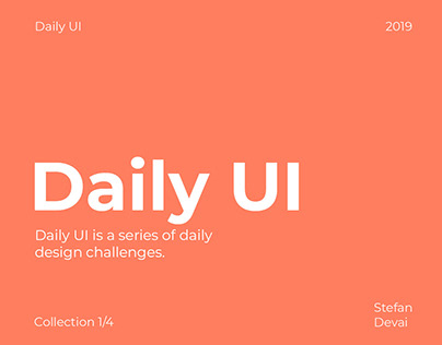 Daily UI - 2019