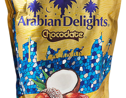 Arabian Delights Coconut Chocodate - 250 gm