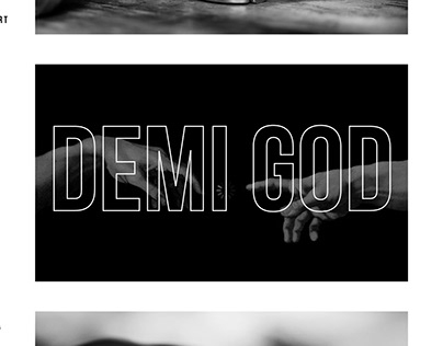DEMI GOD - GRAPHIC T-SHIRT DESIGN | STYLING