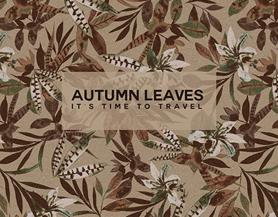 Autumn leaves pattern design