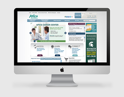 APICS website re-design