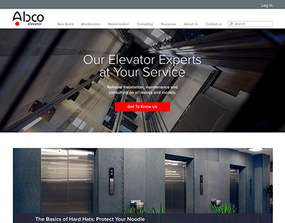 ABCO Elevators - Website Design