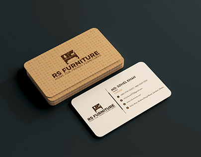 Business Card with Logo - RS Furniture Store