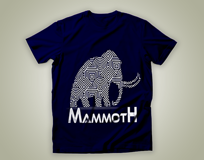 Animal T-Shirt Design - Mammoth
