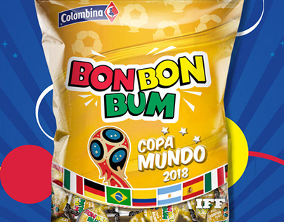 Diseño empaque Bon Bon Bm copa del mundo- IFF