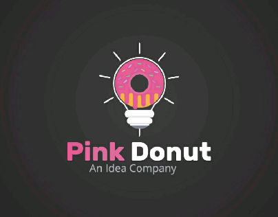 Logo Design - Pink Donut
