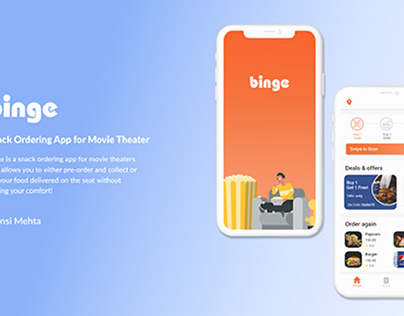 Binge - Snack ordering app for movie theatre