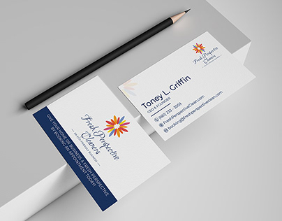 'Fresh Perspective Cleaners' Business Card Design