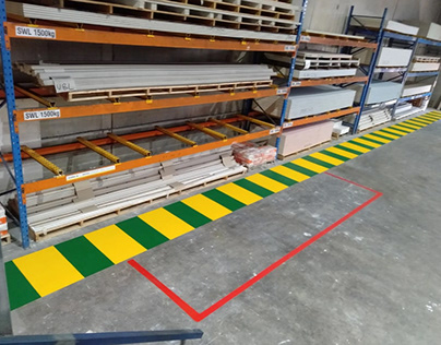 warehouse line marking