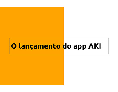 AKI - App de serviços locais