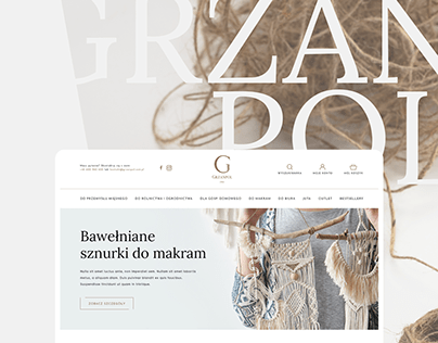 Grzanpol eCommerce web and mobile design