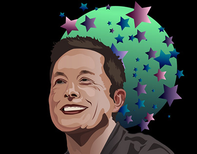 Elon Musk vector