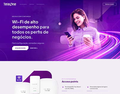 TeleOne | Wifi de Alto Desempenho | Landing Page