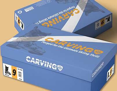 Carving. Logo. Package. Advertisement