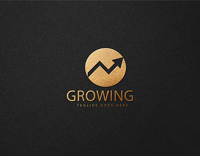 Growing Logo With Brand identity and Brand Presentation