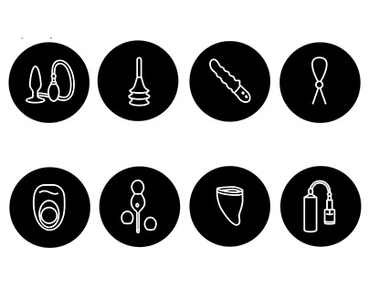 Icons for LOVESPACE sex-shop