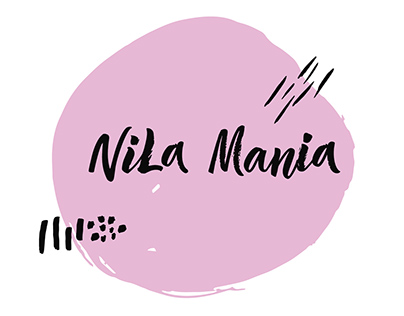 Lettering animated logo for russian singer Nila Mania