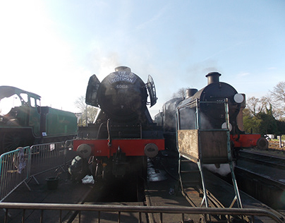 Flying Scotsman on Display at The Bluebell Railway
