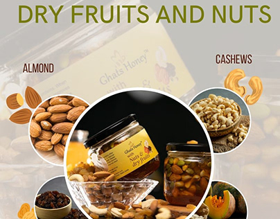 Highly medicinal dry fruits and nuts from Ghats honey