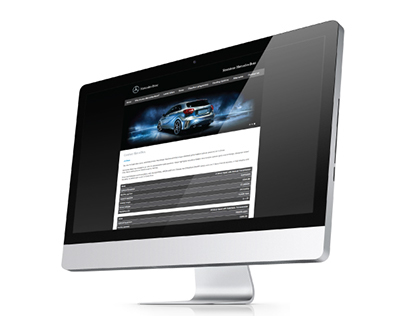 Mercedes-Benz Fleet website re-design