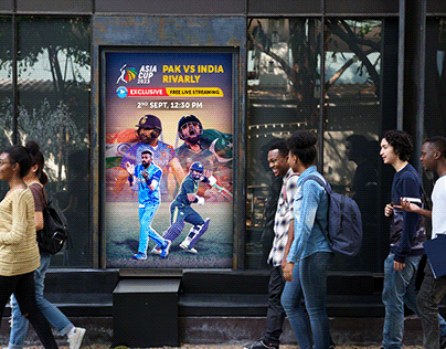 Pak Vs India Cricket poster Design