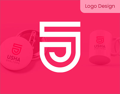 Usha Shelters Logo Design