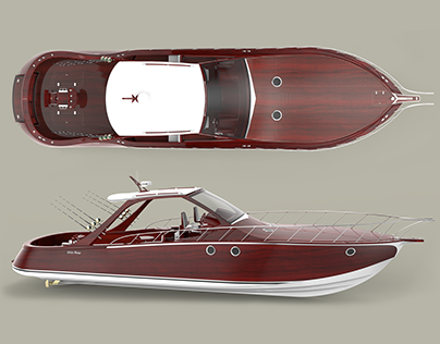 Golden Marlyn Luxurious Wooden Yacht for Sports Fishing