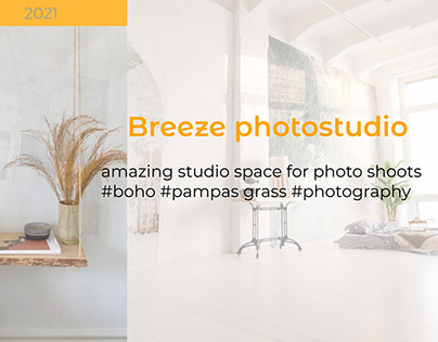 Landing page for photostudio