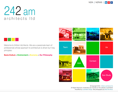 242am Architects Website Design