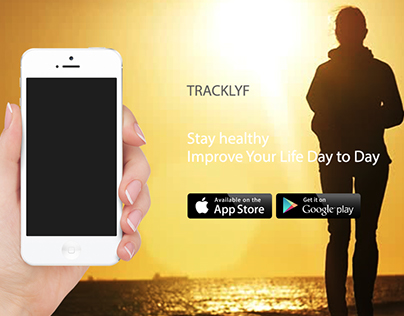 Tracklyf-Health Tracker App Display Webpage Layout