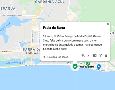 Mapa das Saudades - Rio de Janeiro