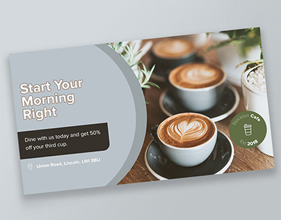 Coffee Shop Social Media Ad Design