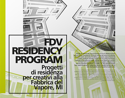 FDV Residency Program – Poster