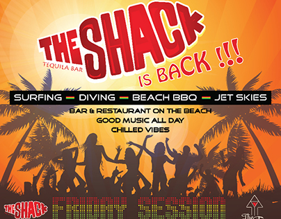 The Shack posters and menu